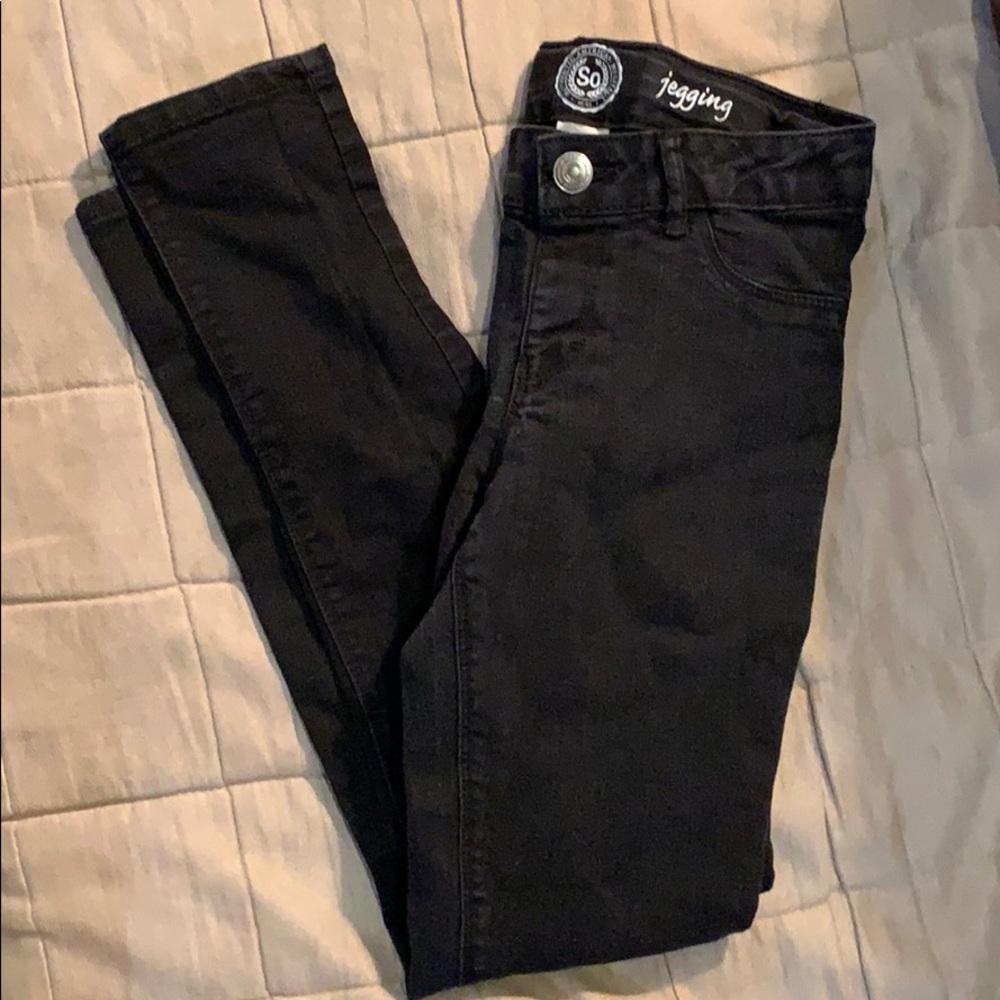 SOGO Black Jegging Girls SZ 12